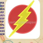 The Flash Fill Machine Embroidery Design - Instant Download