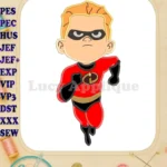 The Incredibles Applique Design 02 - Instant Download