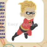The Incredibles Fill Embroidery Design 01 - Instant Download