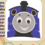 Thomas The Train Head Fill Machine Embroidery Design - Instant Download