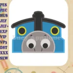 Thomas the Train Fill Machine Embroidery Design - Instant Download