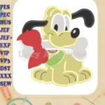 Baby Pluto Fill Embroidery Design 01 - Instant Download