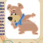 Boo Boo Yogi Bear Fill Embroidery Design 01 - Instant Download