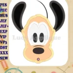 Disney Cuties Pluto 01 Applique Embroidery Design - Instant Download