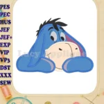 Eeyore Winnie the Pooh Applique Design - Instant Download