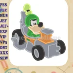 Goofy Roadster Racers Fill Machine Design - Instant Download