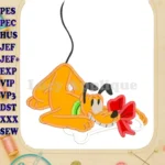 Pluto Christmas Applique Design 02 - Instant Download