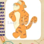 Tigger Christopher Robin Applique Design - Instant Download