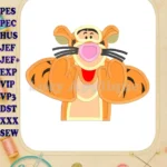 Tigger Winnie the Pooh Applique Embroidery Design - Instant Download