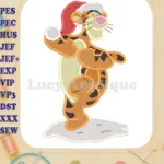Tigger Winter Winnie the Pooh Fill Embroidery Design - Instant Download