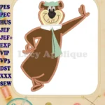 Yogi Bear Applique Design 02 - Instant Download