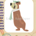Yogi Bear Fill Embroidery Design 01 - Instant Download