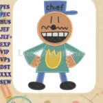 Dog Man Chief Happy Character Fill Embroidery Designs - Instant Download