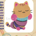 Adorable Pandy Paws Gabby's Dollhouse Movie fill embroidery designs - Instant Download