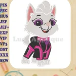 Smiling Liberty Paw Patrol Dino Movie fill embroidery designs - Instant Download