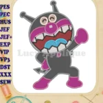 Anpanman Chapon's Hero Villain Applique Embroidery Designs for Crafts - Instant Download