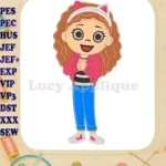 Gabby's Dollhouse Movie Happy Gabby Applique Embroidery Designs - Instant Download
